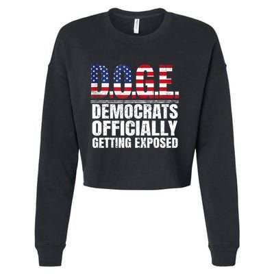 Doge Democrats Officially Getting Exposed Cropped Pullover Crew