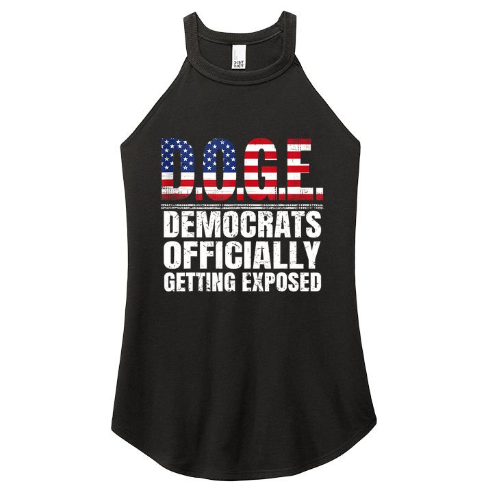 Doge Democrats Officially Getting Exposed Women's Perfect Tri Rocker Tank