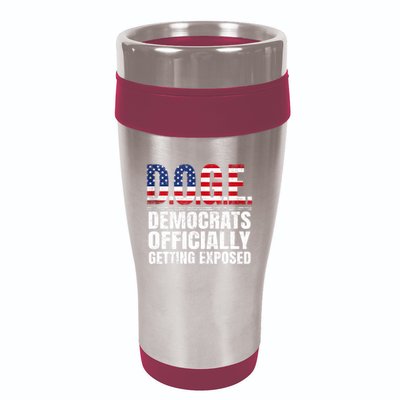 Doge Democrats Officially Getting Exposed 16oz Travel Tumbler