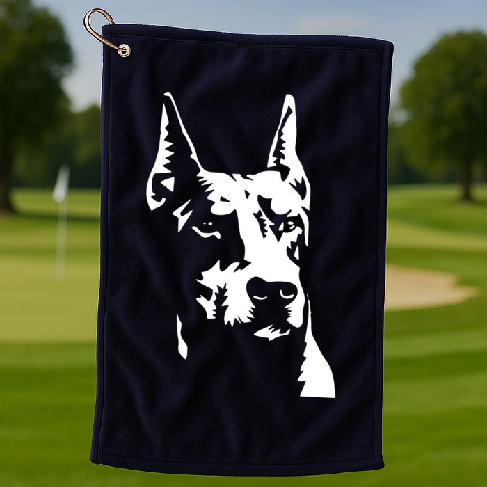 DOBERMAN Golf Towel