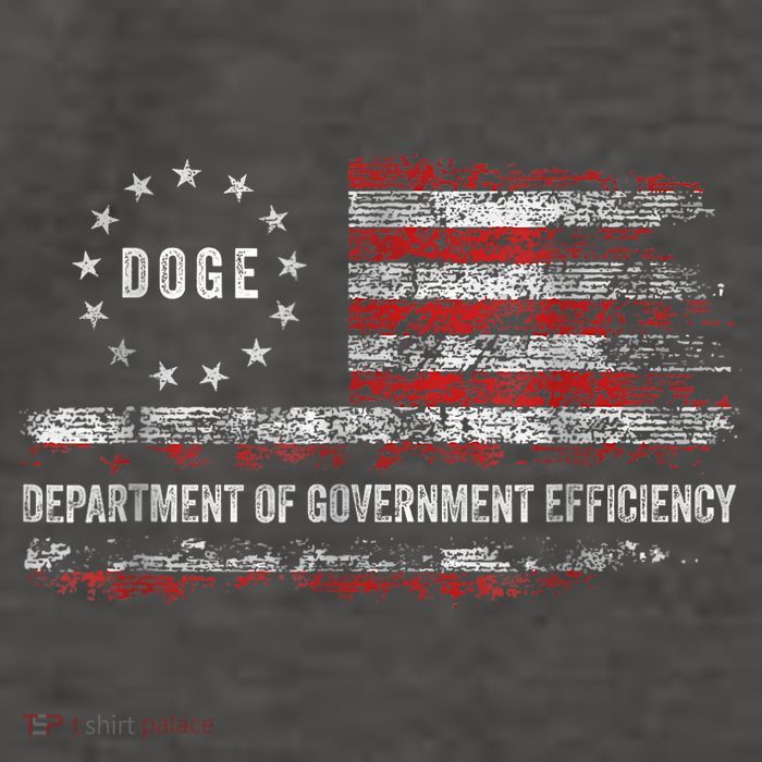 Doge Department Of Government Efficiency D.O.G.E. Us Flag Vector Backpack