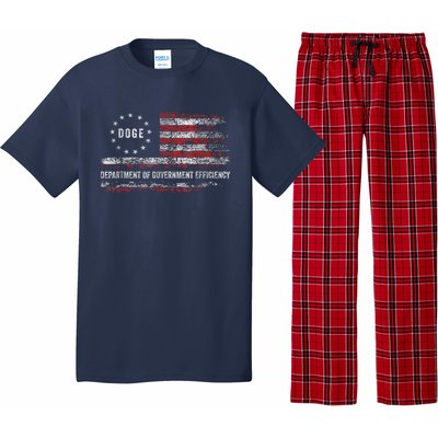 Doge Department Of Government Efficiency D.O.G.E. Us Flag Pajama Set