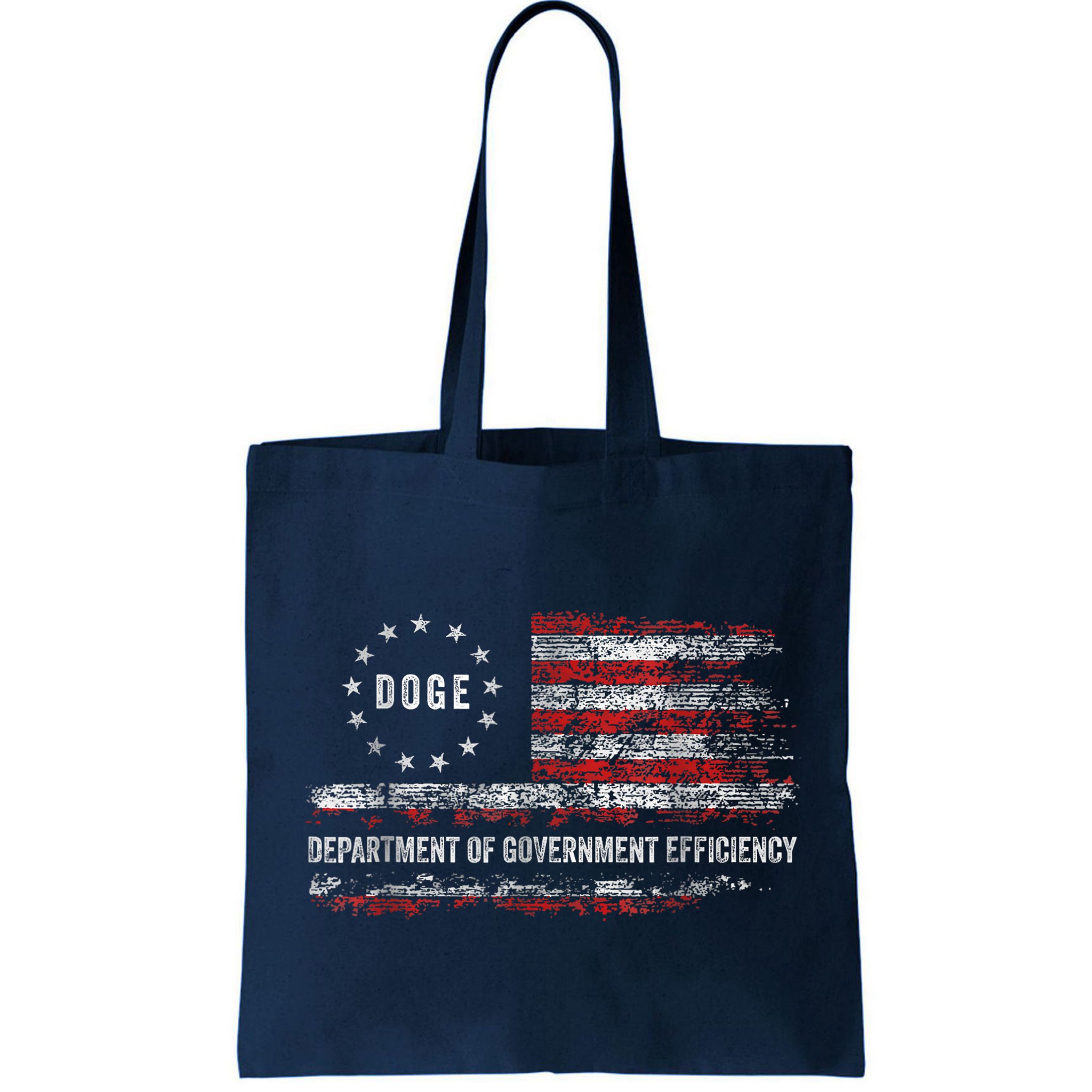Doge Department Of Government Efficiency D.O.G.E. Us Flag Bag