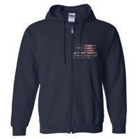 Doge Department Of Government Efficiency D.O.G.E. Us Flag Full Zip Hoodie