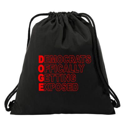 Doge Democrats Officially Getting Exposed Dept Of Govt Drawstring Bag