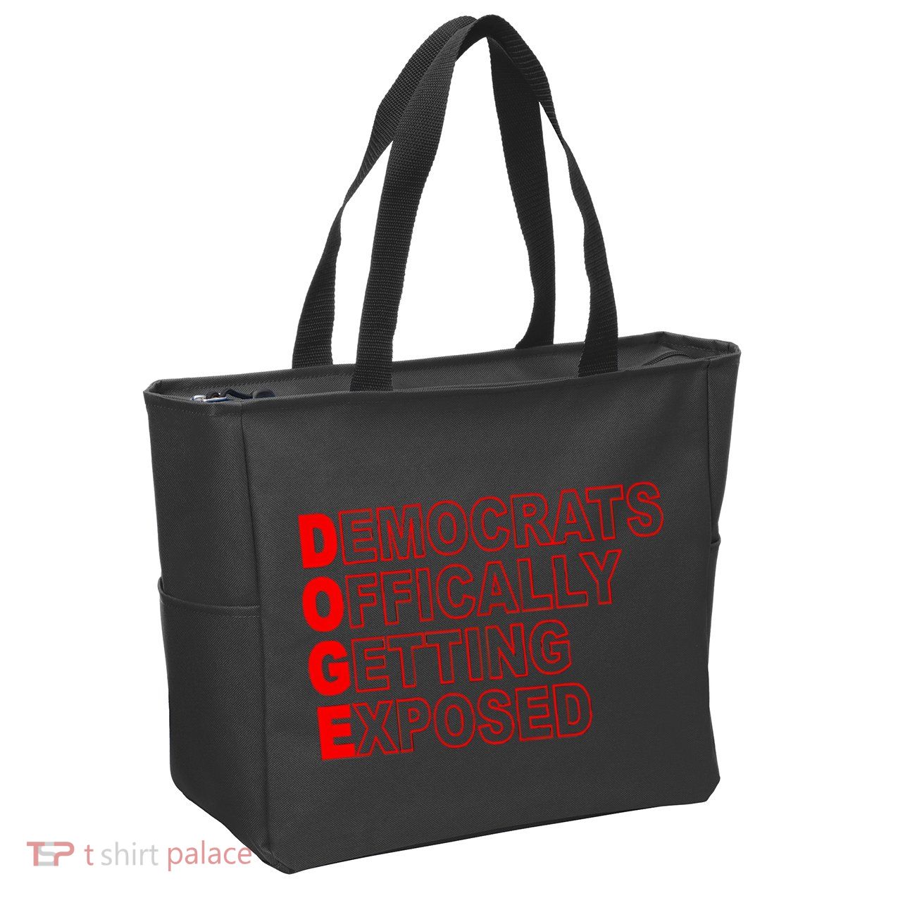 Doge Democrats Officially Getting Exposed Dept Of Govt Zip Tote Bag
