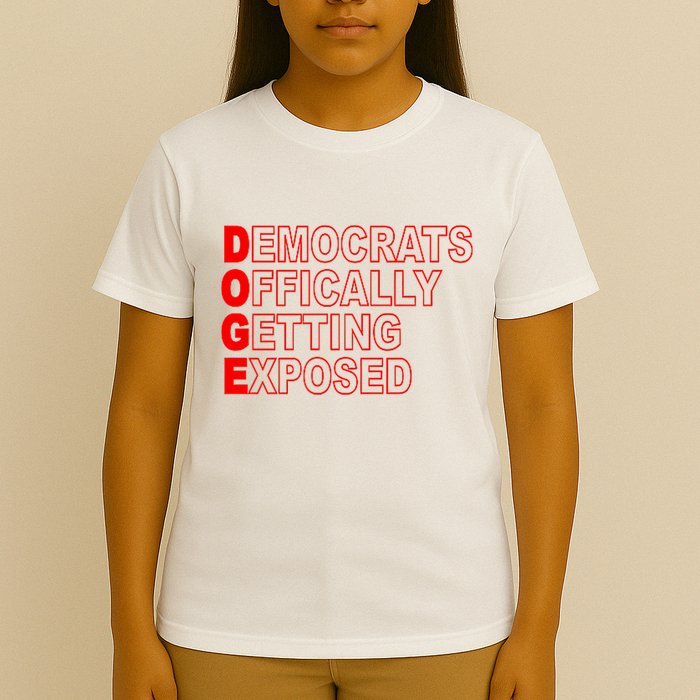 Doge Democrats Officially Getting Exposed Dept Of Govt T-Shirt