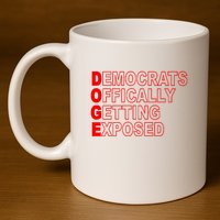 Doge Democrats Officially Getting Exposed Dept Of Govt 11oz C Handle Ceramic Mug