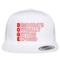 Doge Democrats Officially Getting Exposed Dept Of Govt Flat Bill Trucker Hat