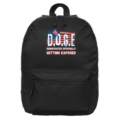 DOGE Democrats Officially Getting Exposed 16 in Basic Backpack
