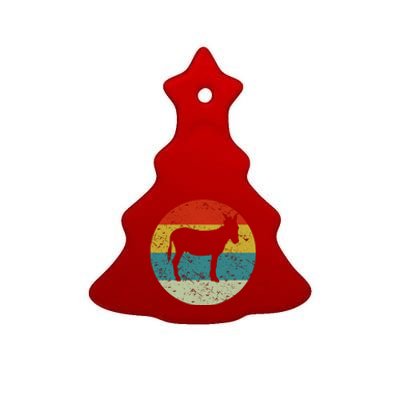 Donkey Ceramic Tree Ornament