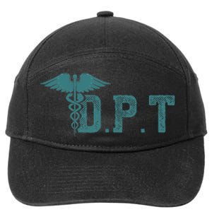 DPT Doctor Of Physical Therapy Student Therapist Gift 7-Panel Snapback Hat