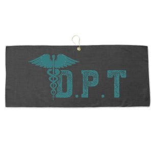 DPT Doctor Of Physical Therapy Student Therapist Gift Large Microfiber Waffle Golf Towel