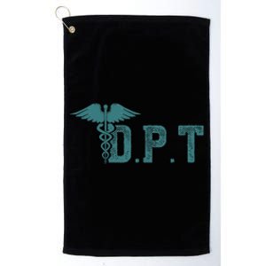 DPT Doctor Of Physical Therapy Student Therapist Gift Platinum Collection Golf Towel