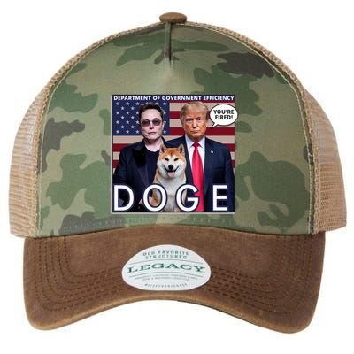 Doge Department Of Government Efficiency Legacy Tie Dye Trucker Hat