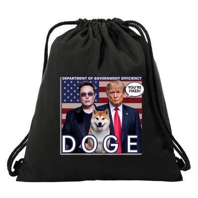 Doge Department Of Government Efficiency Drawstring Bag