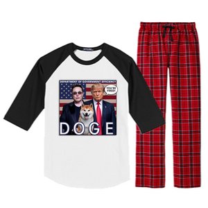 Doge Department Of Government Efficiency Raglan Sleeve Pajama Set