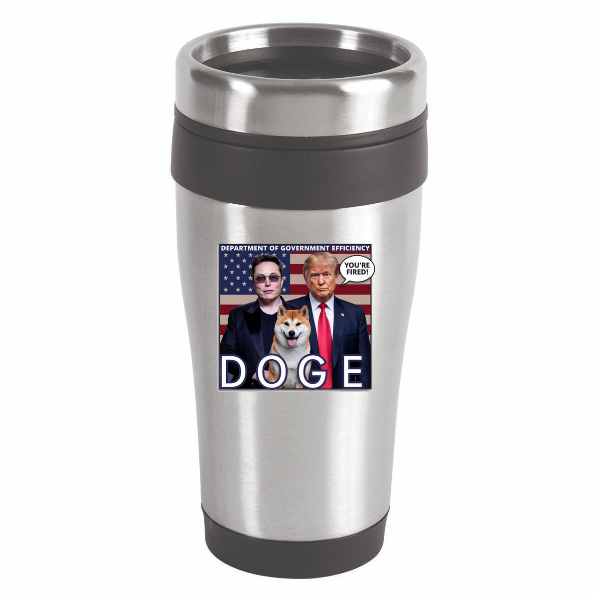 Doge Department Of Government Efficiency 16oz Travel Tumbler
