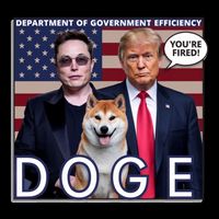 Doge Department Of Government Efficiency Zip Tote Bag