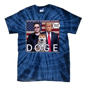 Doge Department Of Government Efficiency Tie-Dye T-Shirt