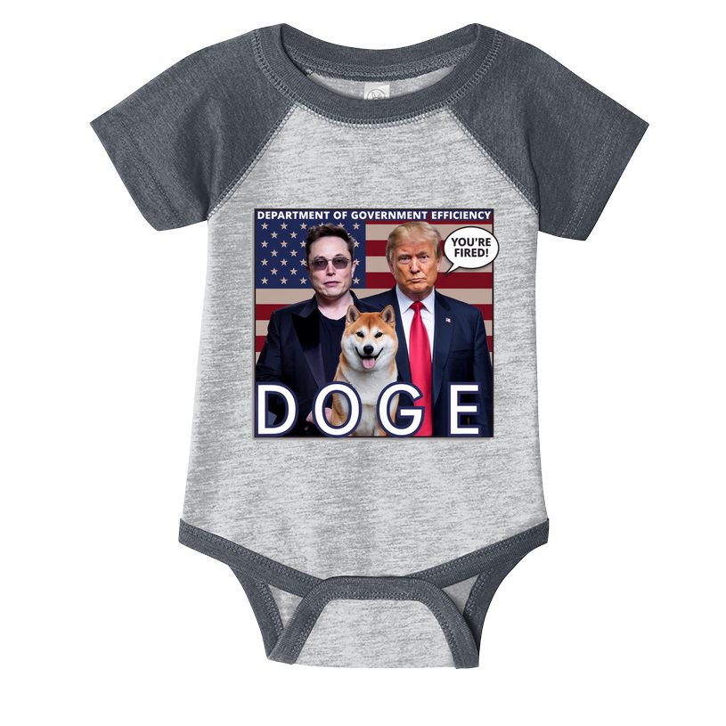 Doge Department Of Government Efficiency Infant Baby Jersey Bodysuit