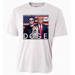 Doge Department Of Government Efficiency Cooling Performance Crew T-Shirt