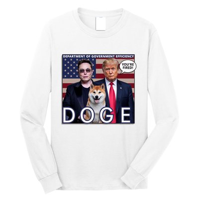 Doge Department Of Government Efficiency Long Sleeve Shirt