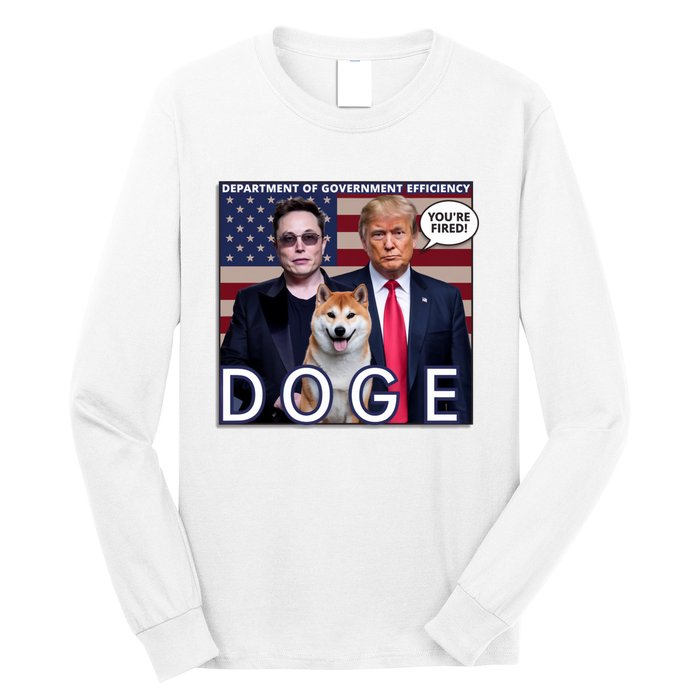 Doge Department Of Government Efficiency Long Sleeve Shirt