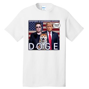 Doge Department Of Government Efficiency Tall T-Shirt