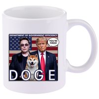 Doge Department Of Government Efficiency 11oz C Handle Ceramic Mug