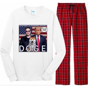 Doge Department Of Government Efficiency Long Sleeve Pajama Set