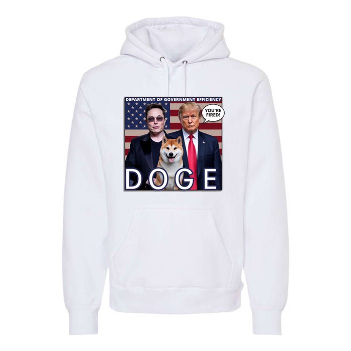 Doge Department Of Government Efficiency Premium Hoodie