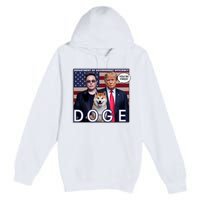 Doge Department Of Government Efficiency Premium Pullover Hoodie