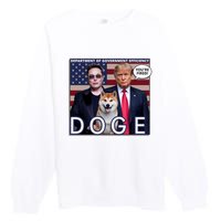 Doge Department Of Government Efficiency Premium Crewneck Sweatshirt