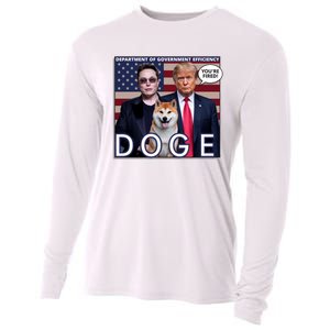 Doge Department Of Government Efficiency Cooling Performance Long Sleeve Crew