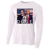 Doge Department Of Government Efficiency Cooling Performance Long Sleeve Crew