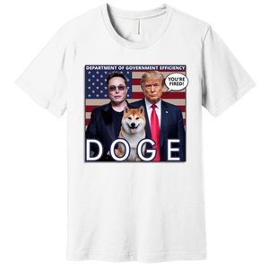 Doge Department Of Government Efficiency Premium T-Shirt