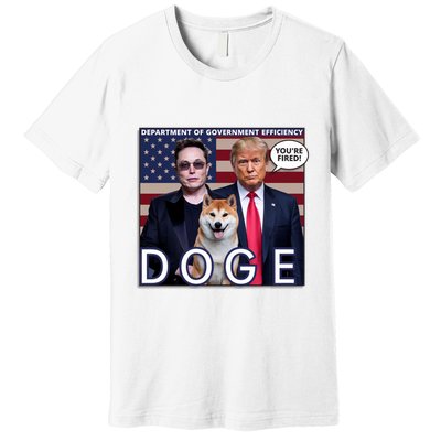 Doge Department Of Government Efficiency Premium T-Shirt
