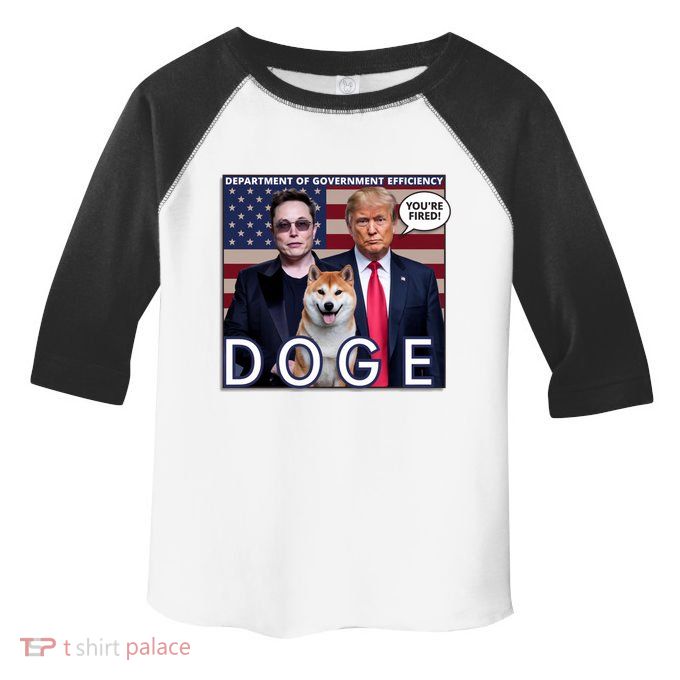 Doge Department Of Government Efficiency Toddler Fine Jersey T-Shirt