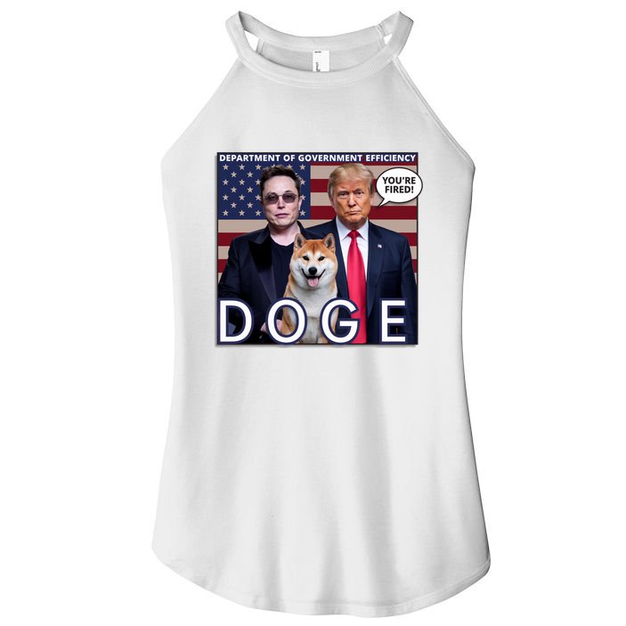 Doge Department Of Government Efficiency Women's Perfect Tri Rocker Tank