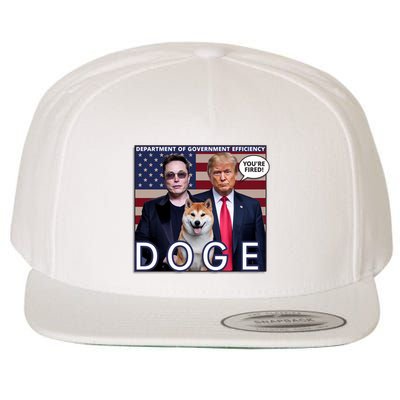 Doge Department Of Government Efficiency Wool Snapback Cap