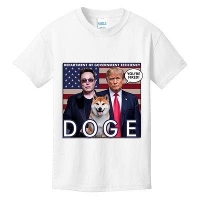 Doge Department Of Government Efficiency Kids T-Shirt