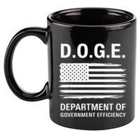 Doge Department Of Government Efficiency 11oz C Handle Ceramic Mug