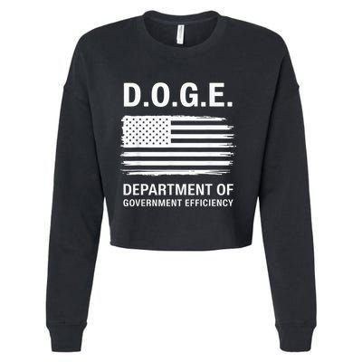 Doge Department Of Government Efficiency Cropped Pullover Crew