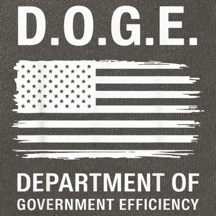 Doge Department Of Government Efficiency Cotton Canvas Backpack