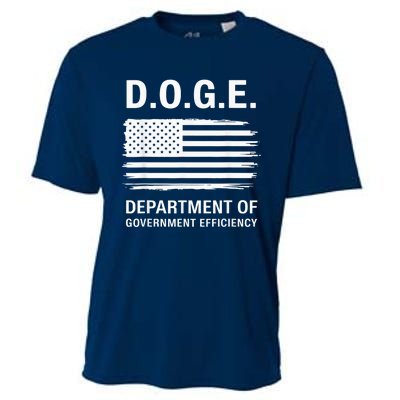 Doge Department Of Government Efficiency Cooling Performance Crew T-Shirt