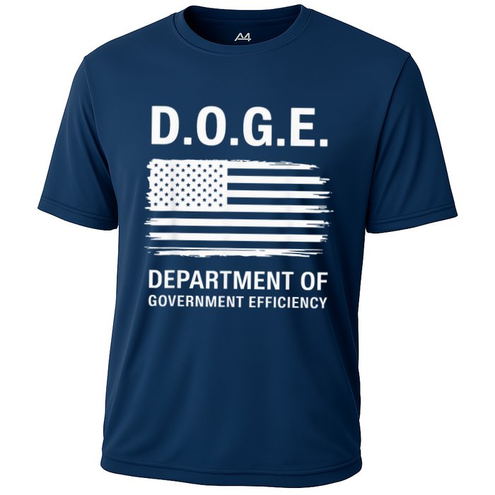 Doge Department Of Government Efficiency Cooling Performance Crew T-Shirt