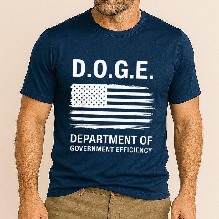 Doge Department Of Government Efficiency Cooling Performance Crew T-Shirt