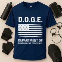 Doge Department Of Government Efficiency Cooling Performance Crew T-Shirt