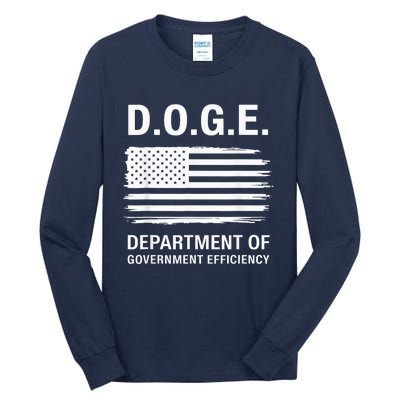 Doge Department Of Government Efficiency Tall Long Sleeve T-Shirt